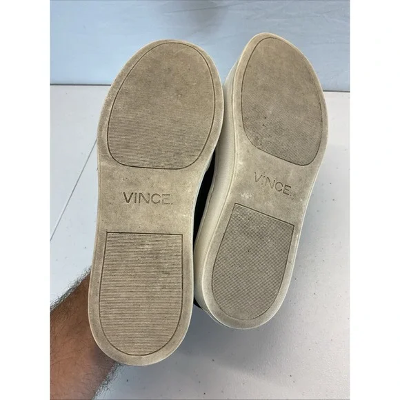 Vince Platform‎ Loafers Sneakers Shoes Womens Size 7US 37EU Black RET$250 - Picture 9 of 11